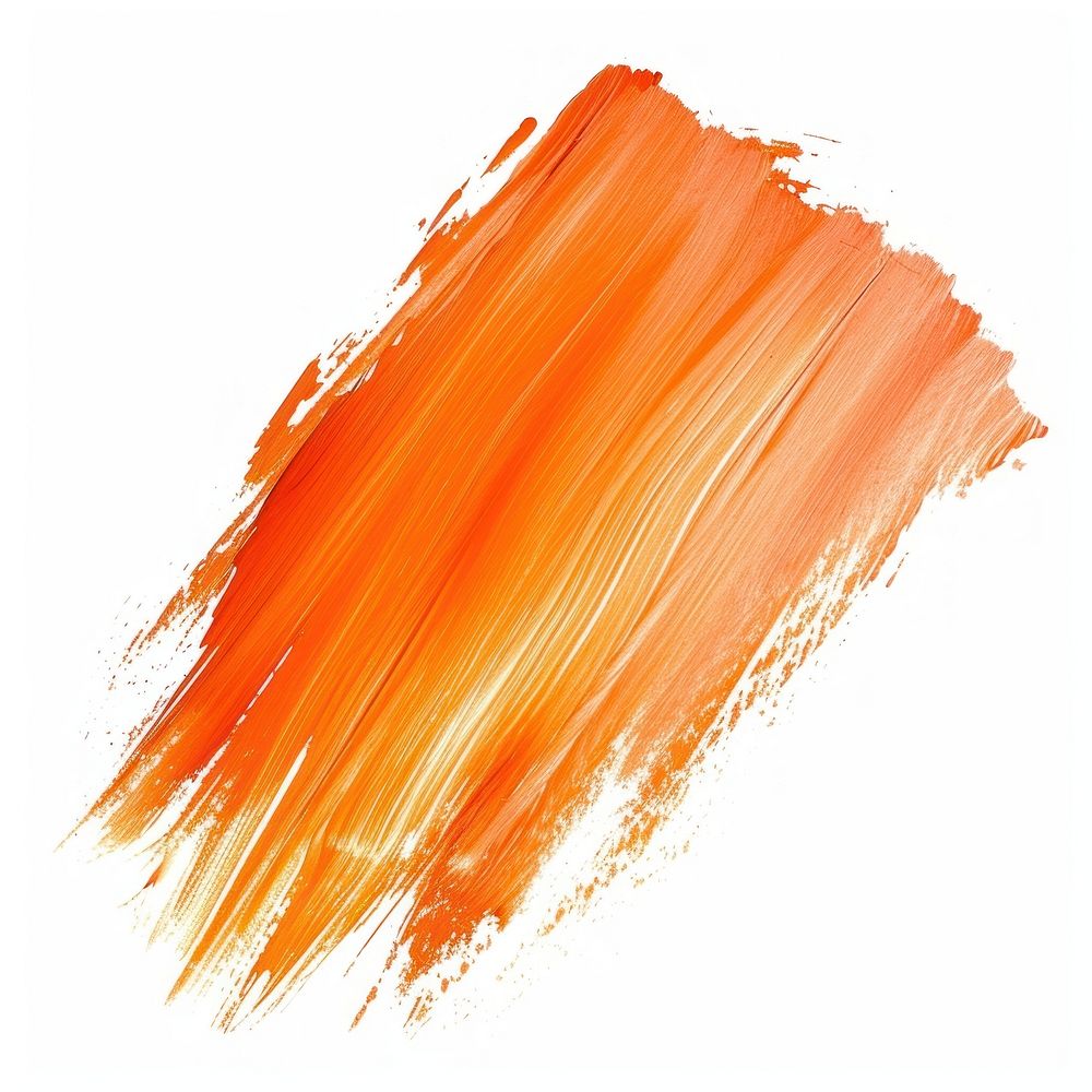 Pastel orange brush stroke backgrounds paint white background.