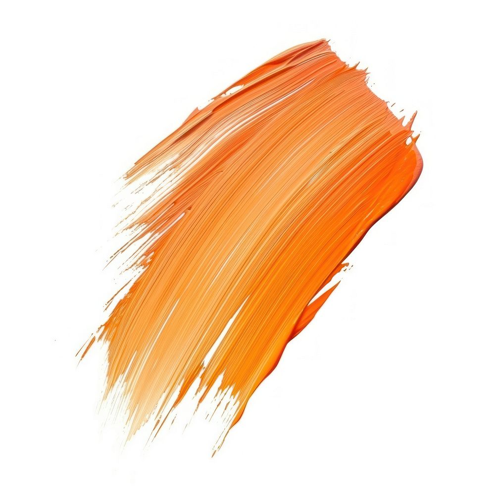 Pastel orange brush stroke backgrounds paint white background.