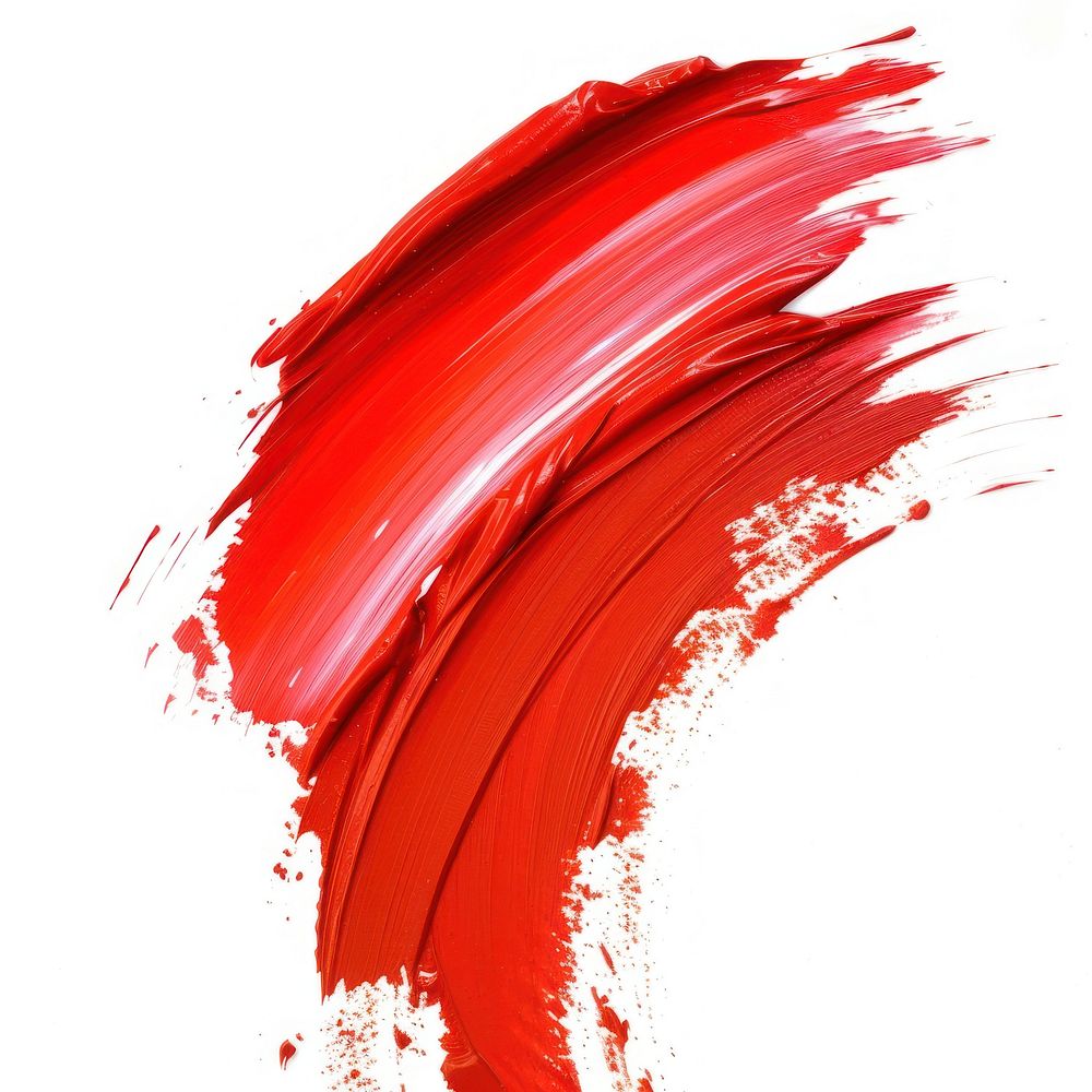 Pastel red brush stroke backgrounds paint white background.