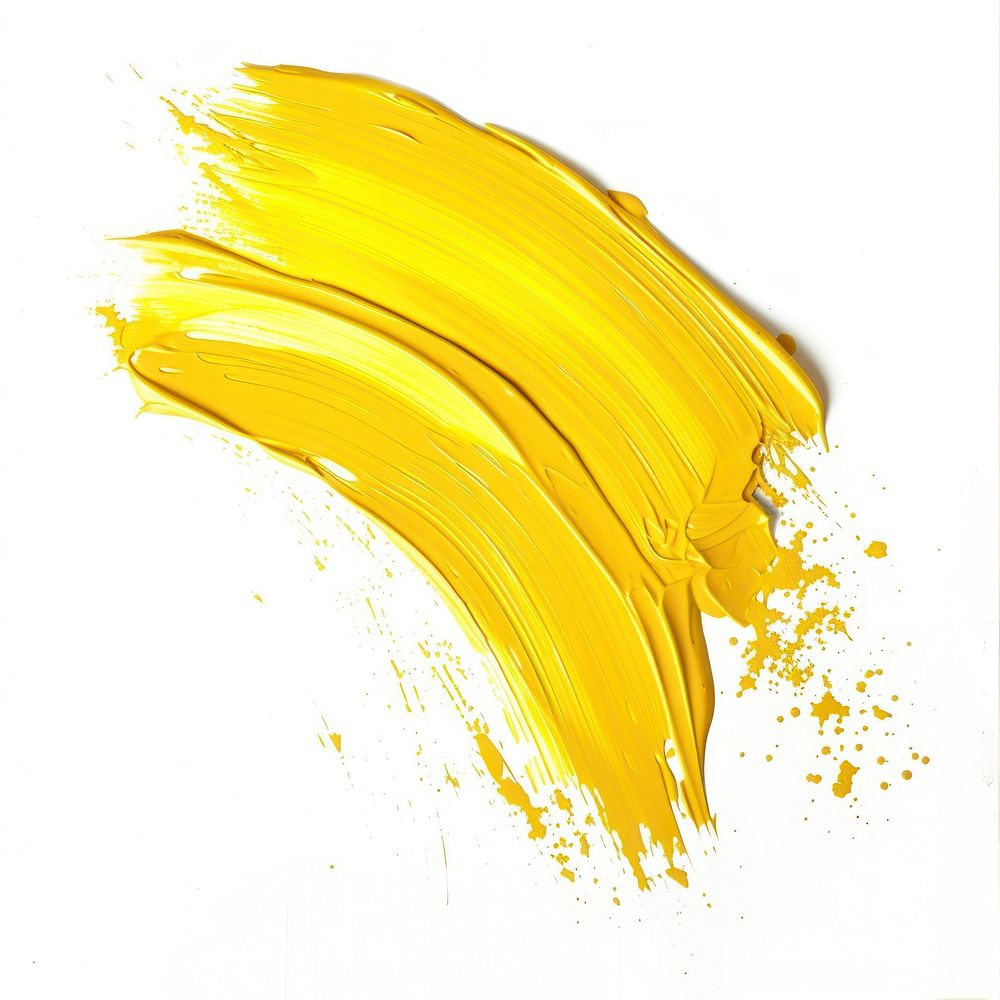Pastel yellow brush stroke backgrounds paint petal.
