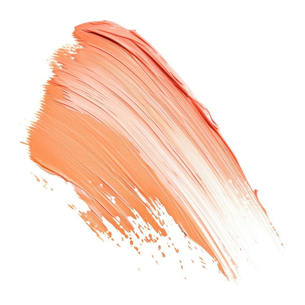 Peach brush stroke backgrounds cosmetics paint.