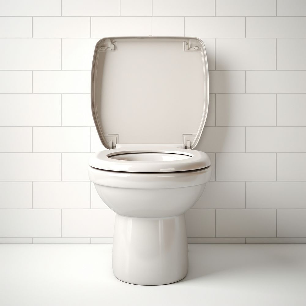 A Open flush toilet bathroom architecture convenience.