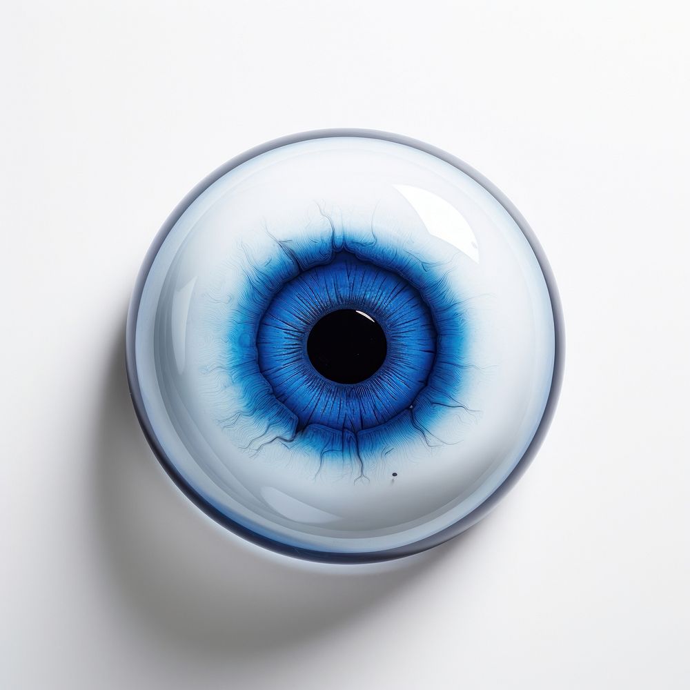European blue eyeball blue eyes porcelain eyelash.