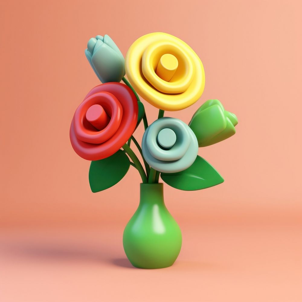 A rose bouquet art graphics flower.