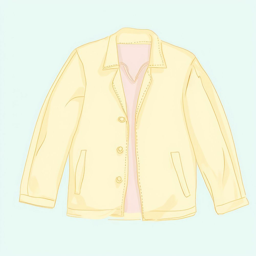 Jacket cartoon sleeve blouse. AI generated Image by rawpixel.