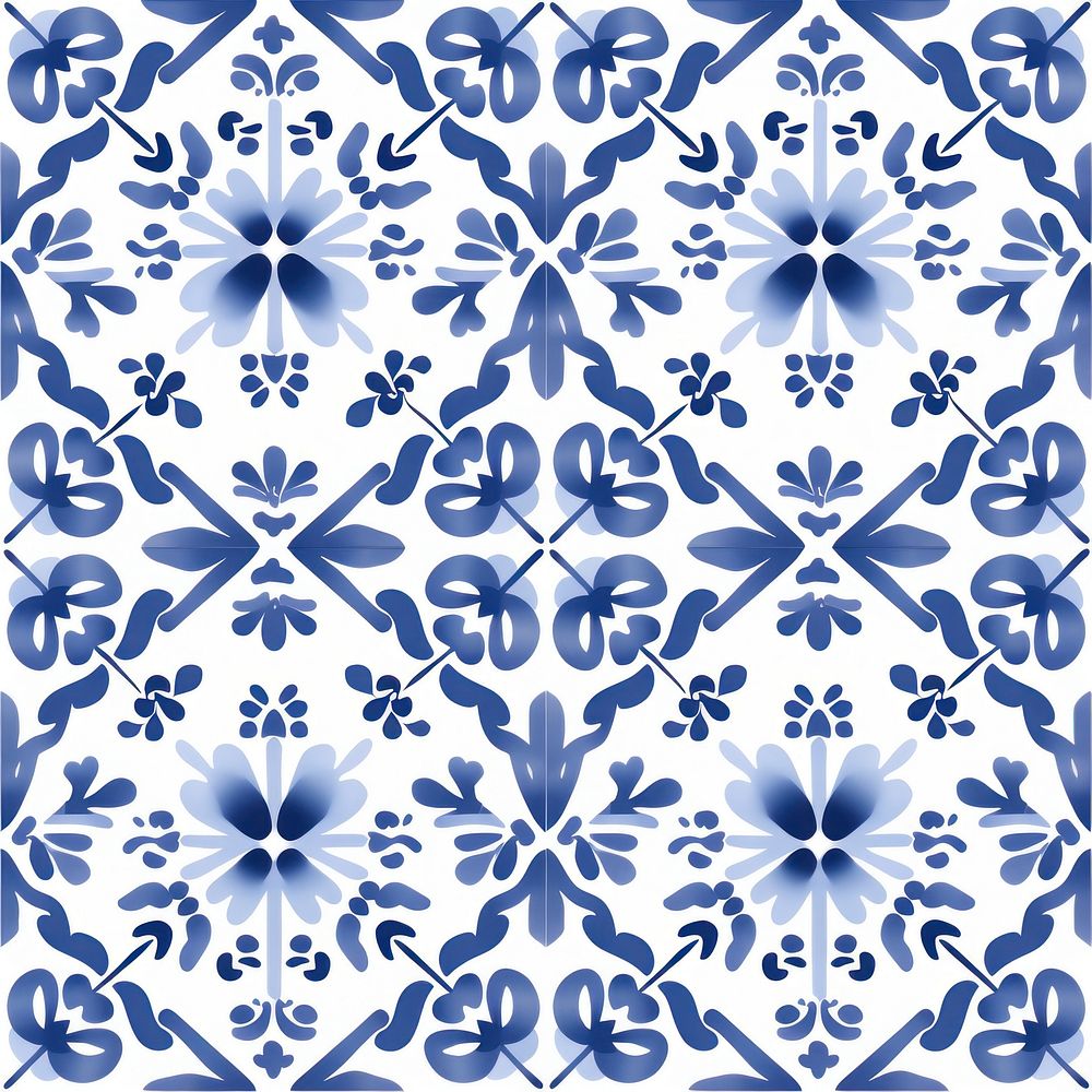 Tile pattern of cosmos backgrounds blue art.
