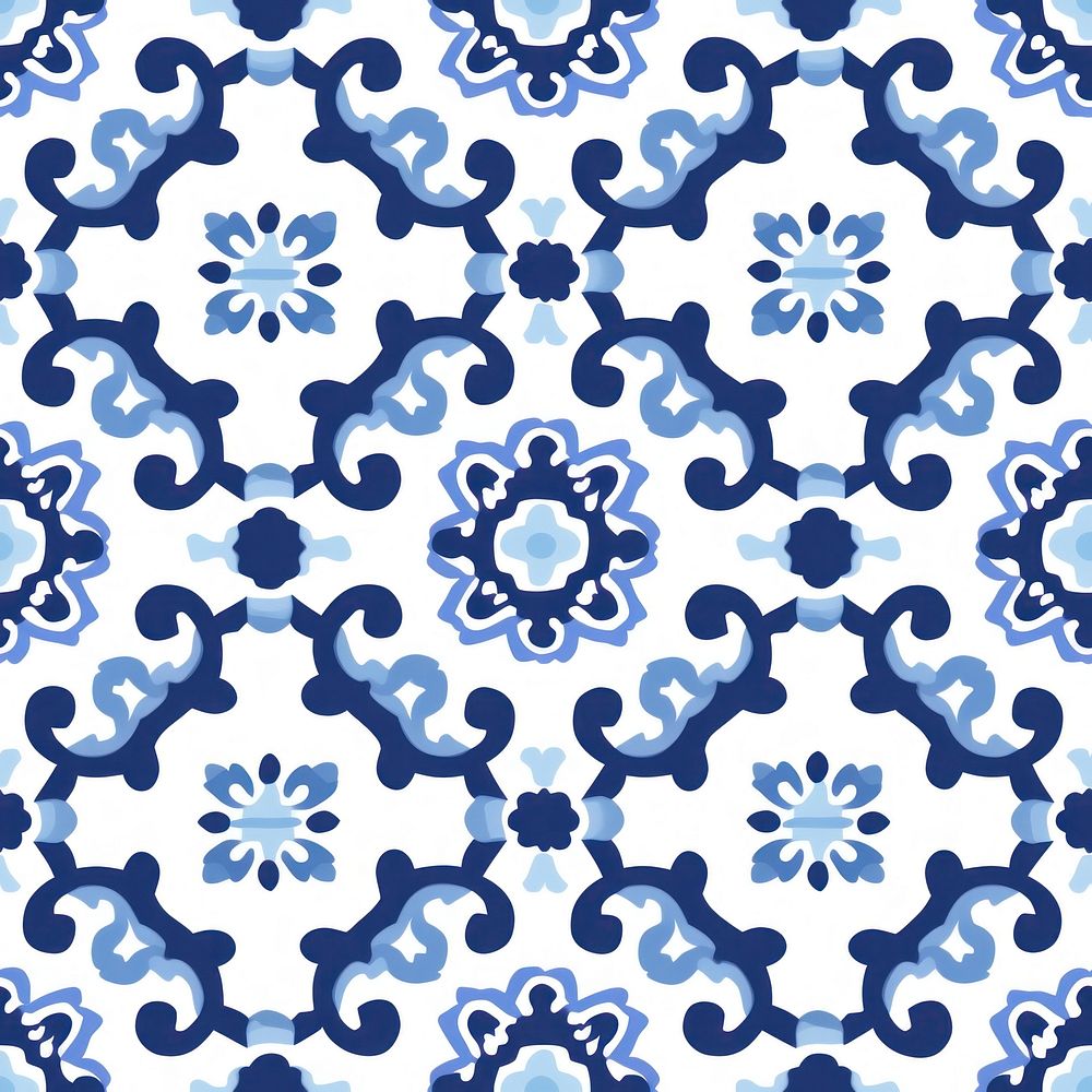 Tile pattern of chinese architecture backgrounds blue art.