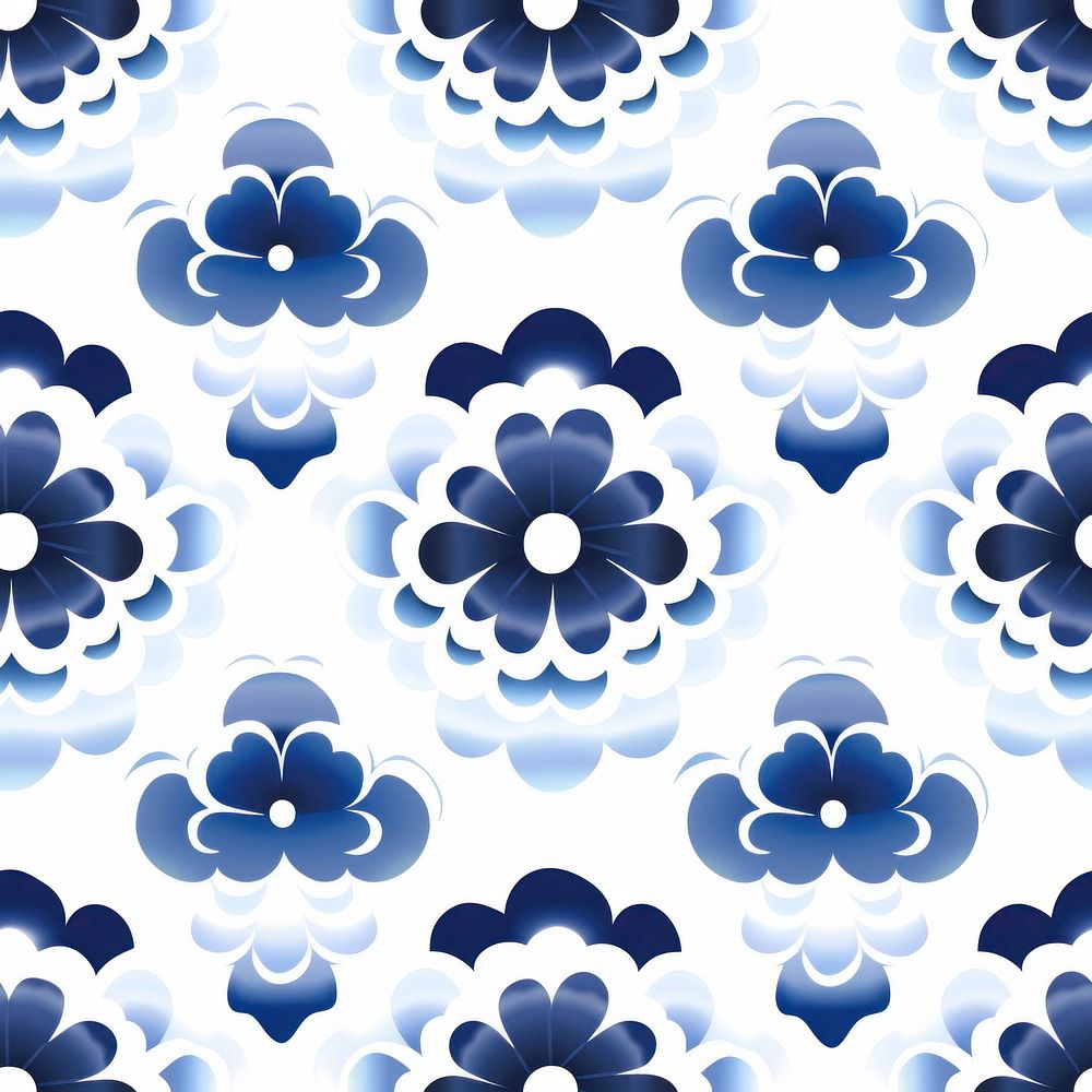 Tile pattern of dumpling backgrounds white blue.