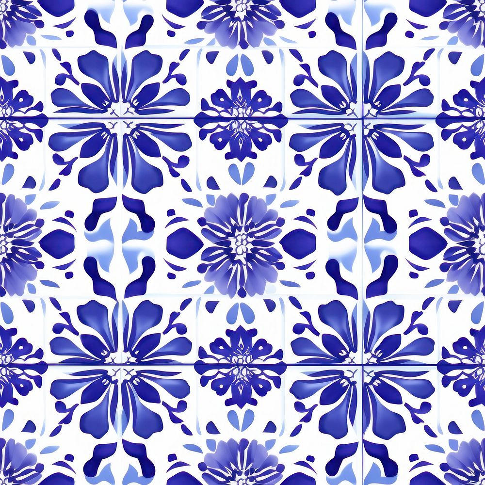 Tile pattern of sun backgrounds blue art.