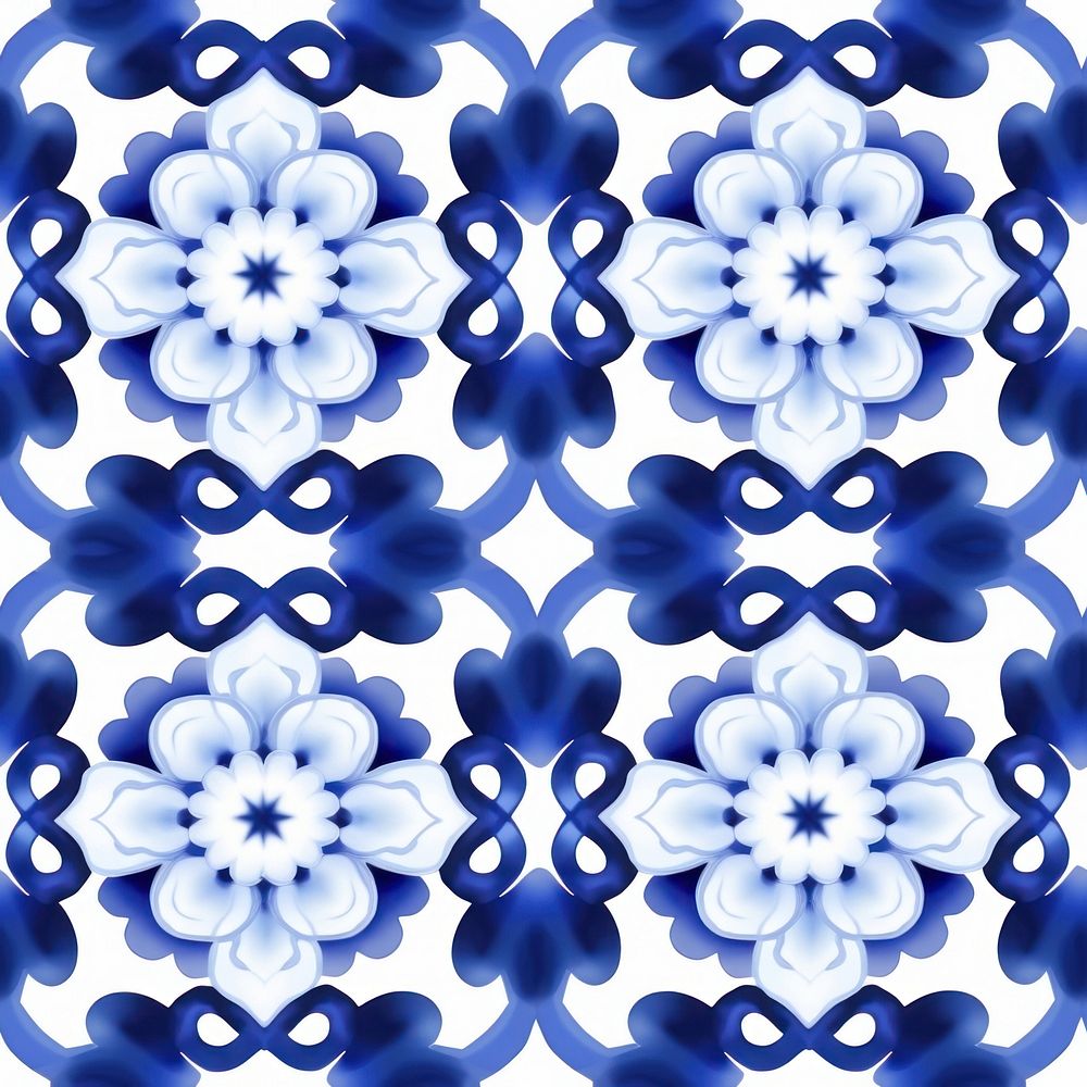 Tile pattern of tutrtle backgrounds porcelain white.