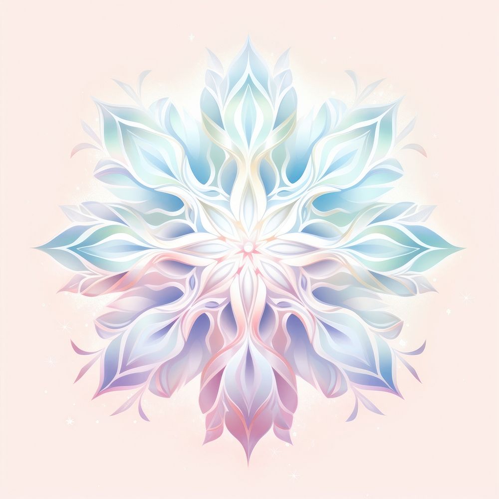 A snowflake pattern art backgrounds.