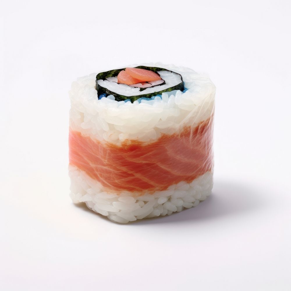 A sushi made of plastic rice food dish. AI generated Image by rawpixel.