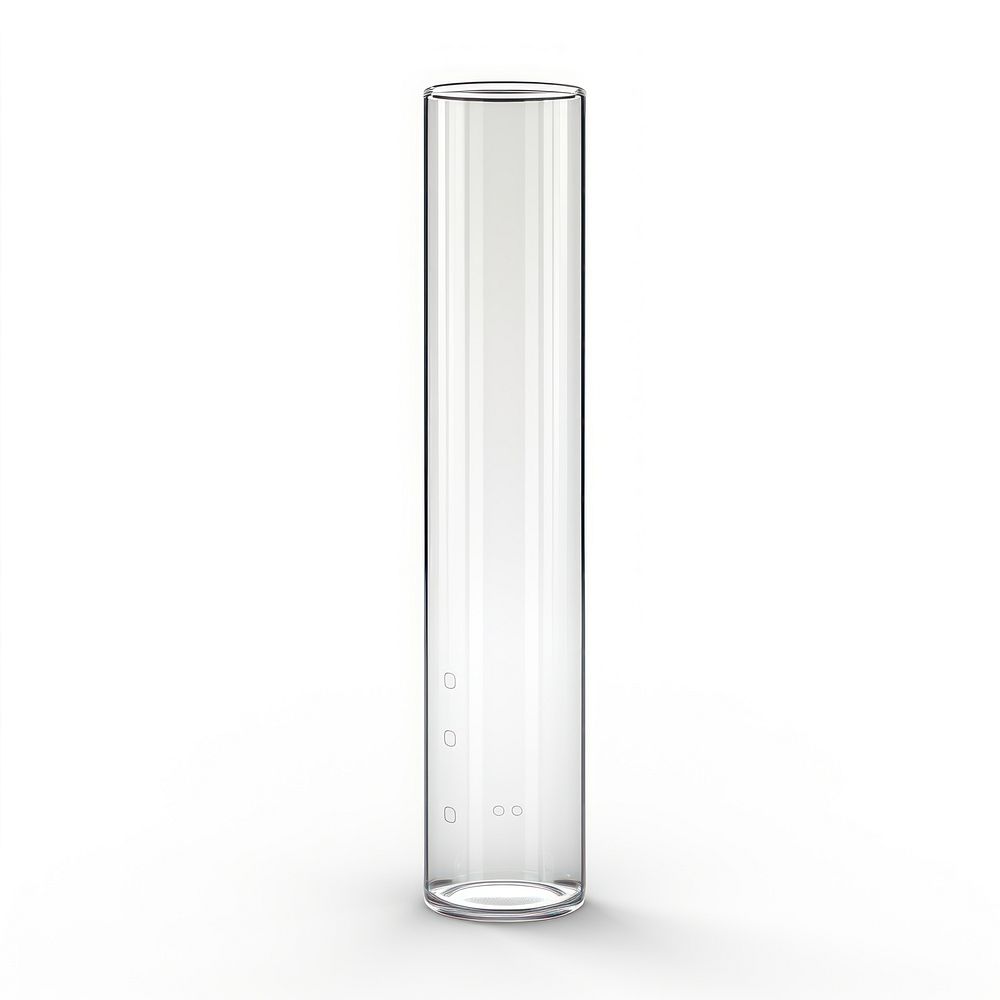 Round bottom test tube glass transparent vase.