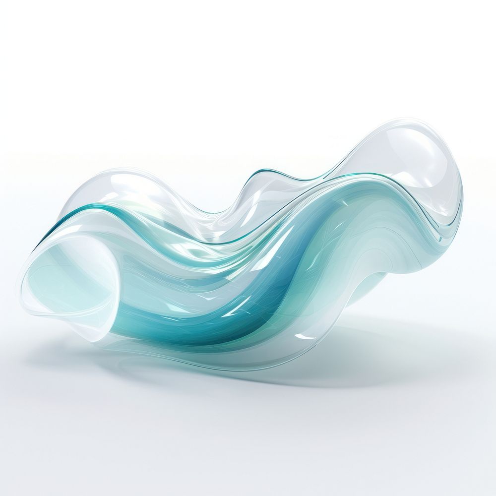 Wavy abstract white background simplicity. | Free Photo Illustration