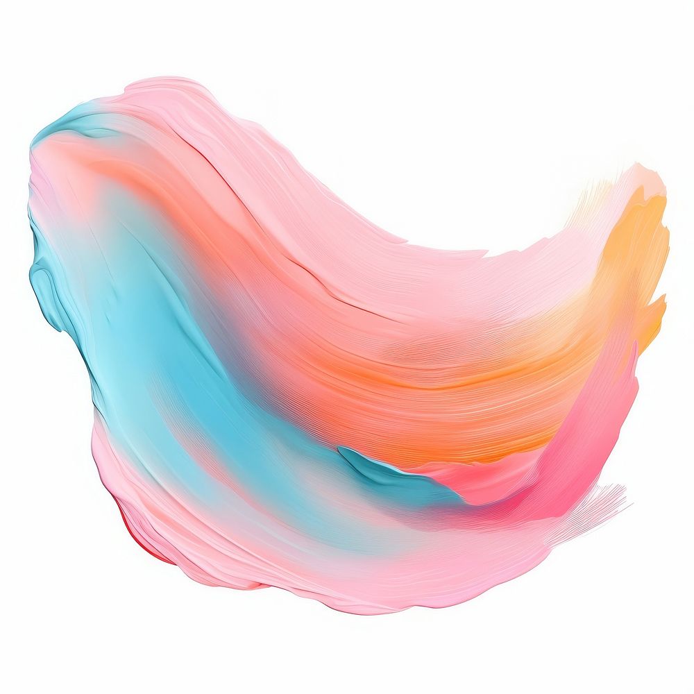 Abstract pastel painting petal white background.