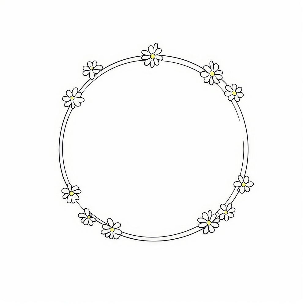 Flower wreath jewelry line accessories.
