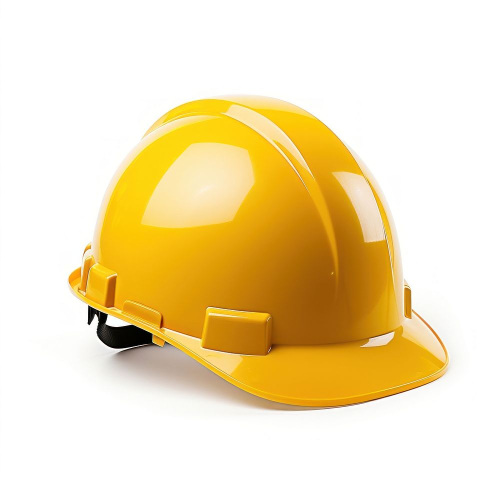 Construction hard hat hardhat helmet yellow.
