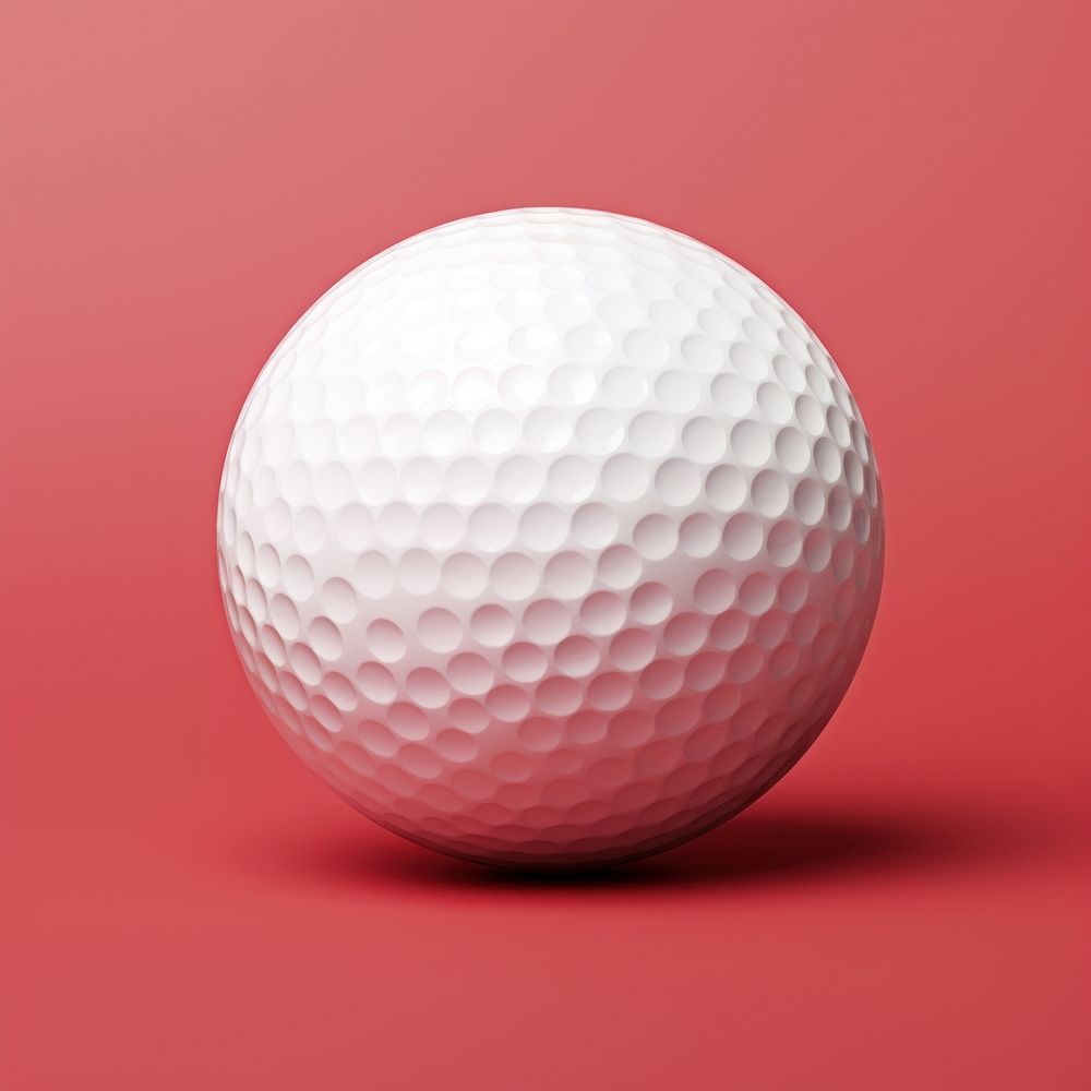 Golf ball sports red activity.