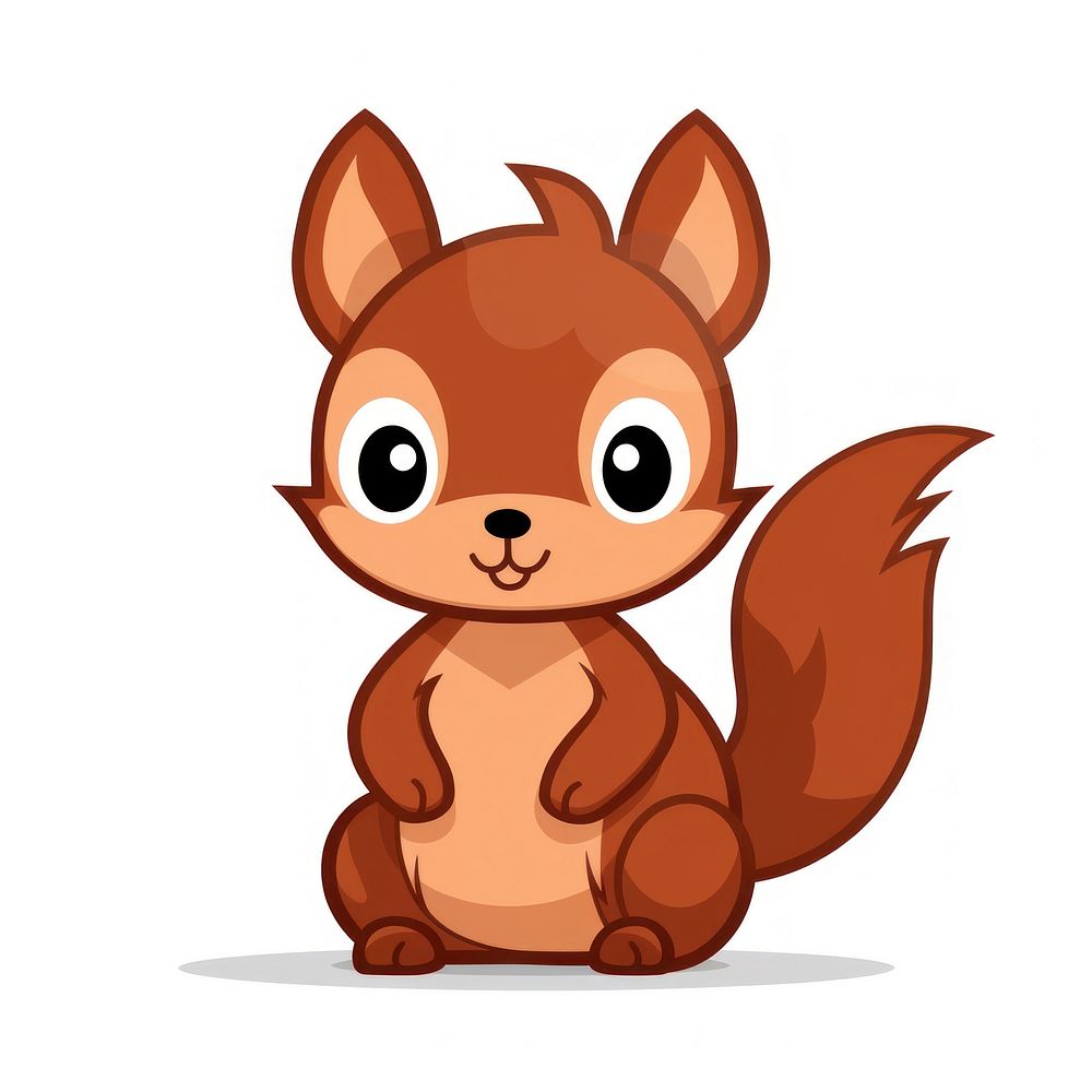 Squirre icon shape animal cartoon mammal. AI generated Image by rawpixel.
