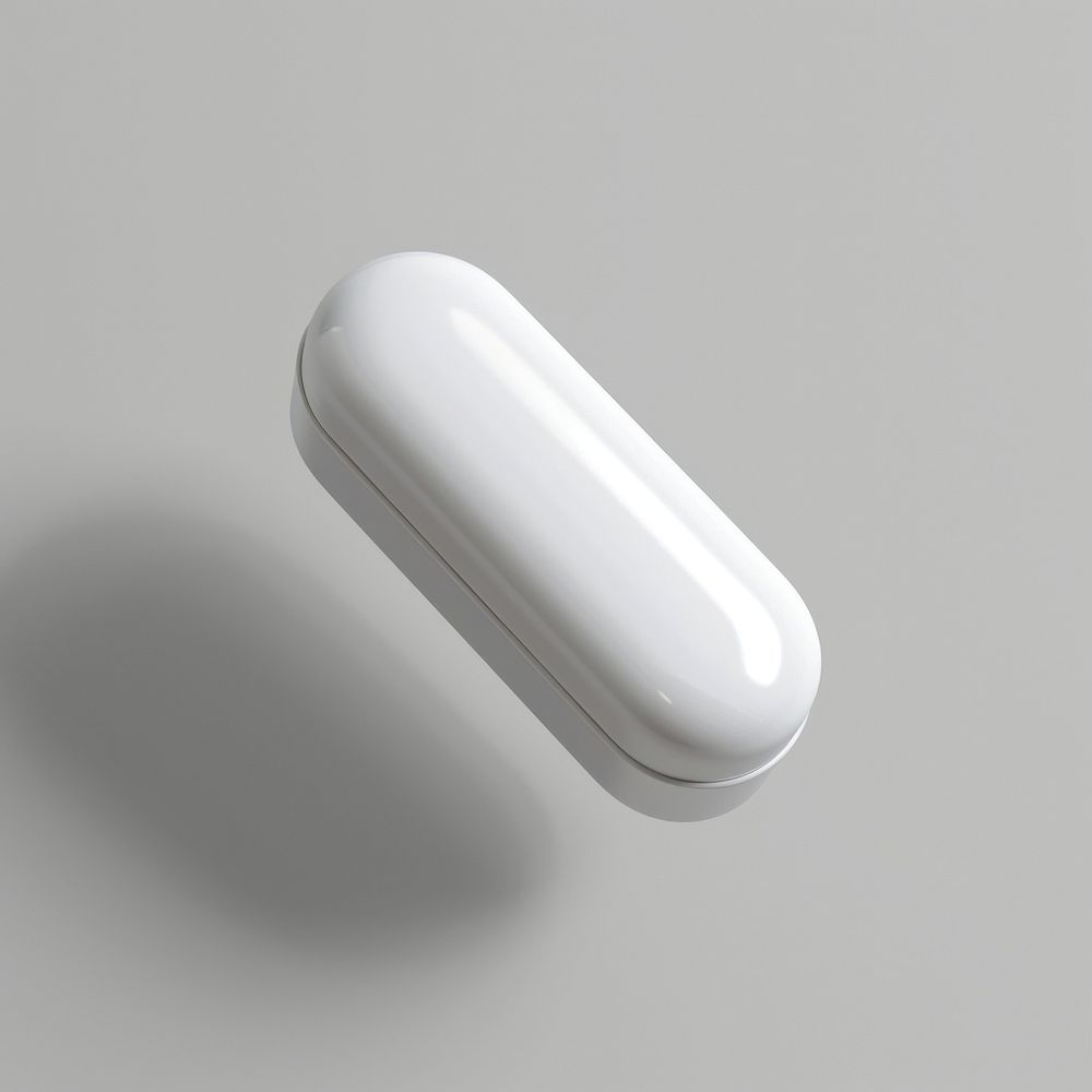 Pill box packaging s gray gray background antioxidant.