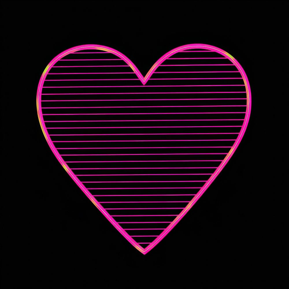 Abstract heart backgrounds glowing purple.