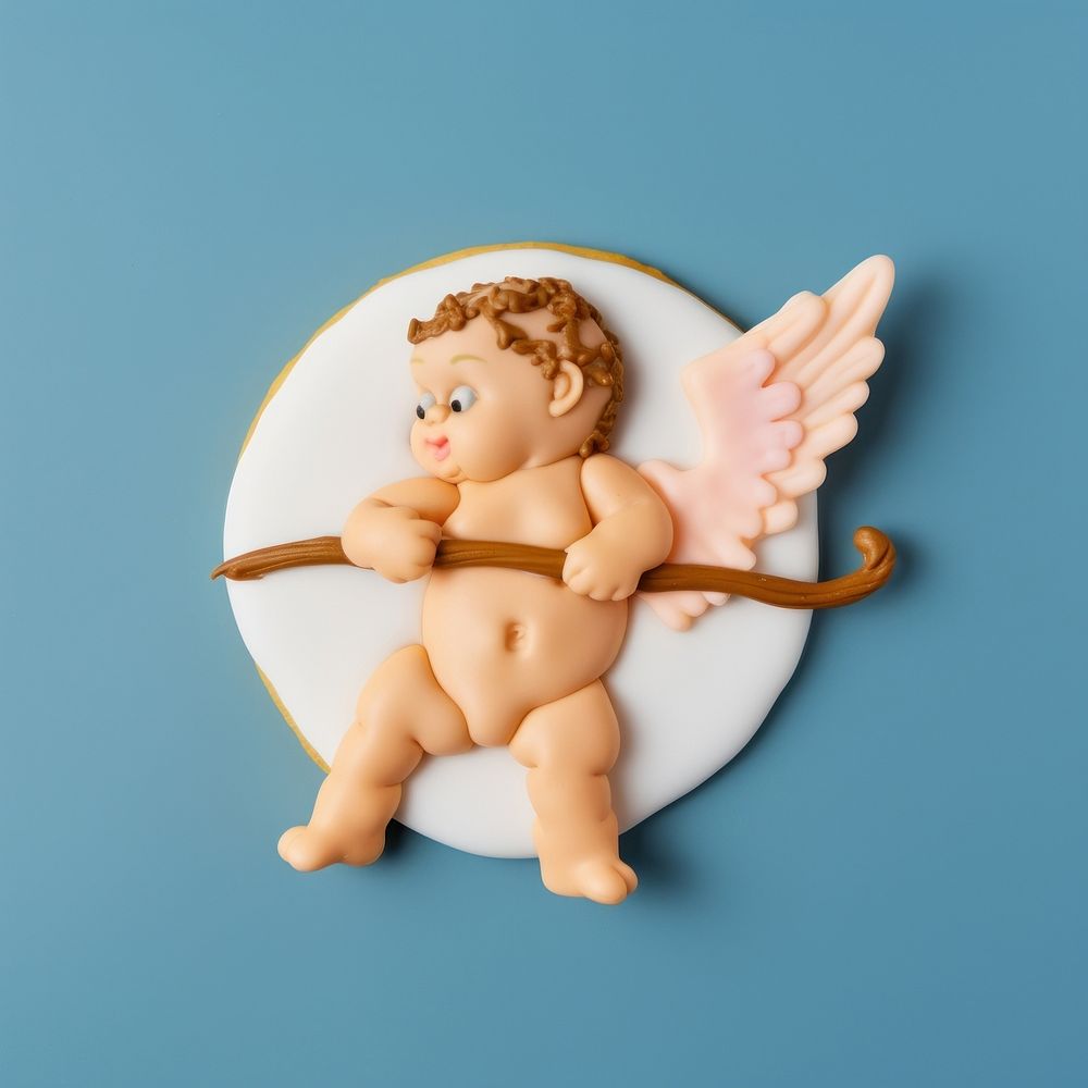 Baby cupid toy representation creativity. AI generated Image by rawpixel.