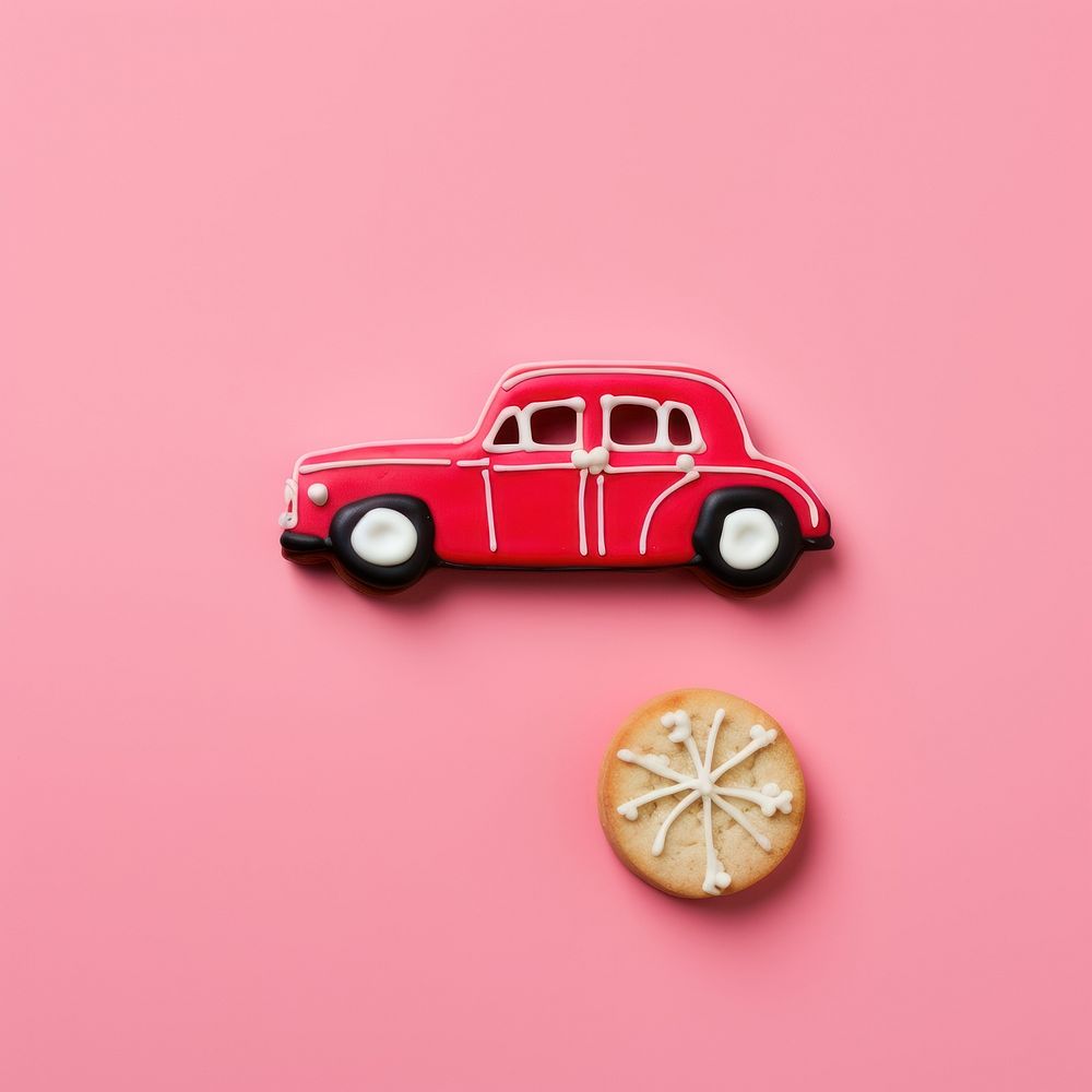 Car cookie vehicle transportation. AI generated Image by rawpixel.