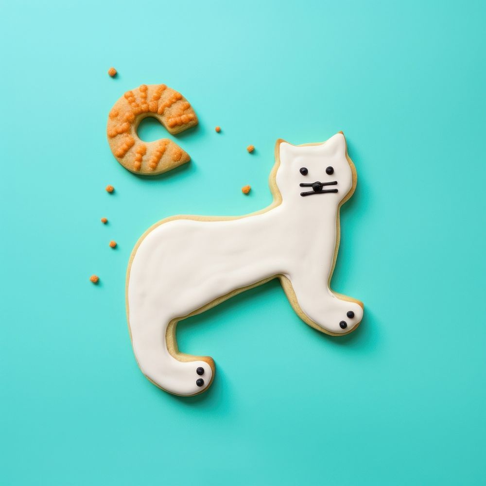 Cat cookie dessert animal. AI | Premium Photo - rawpixel