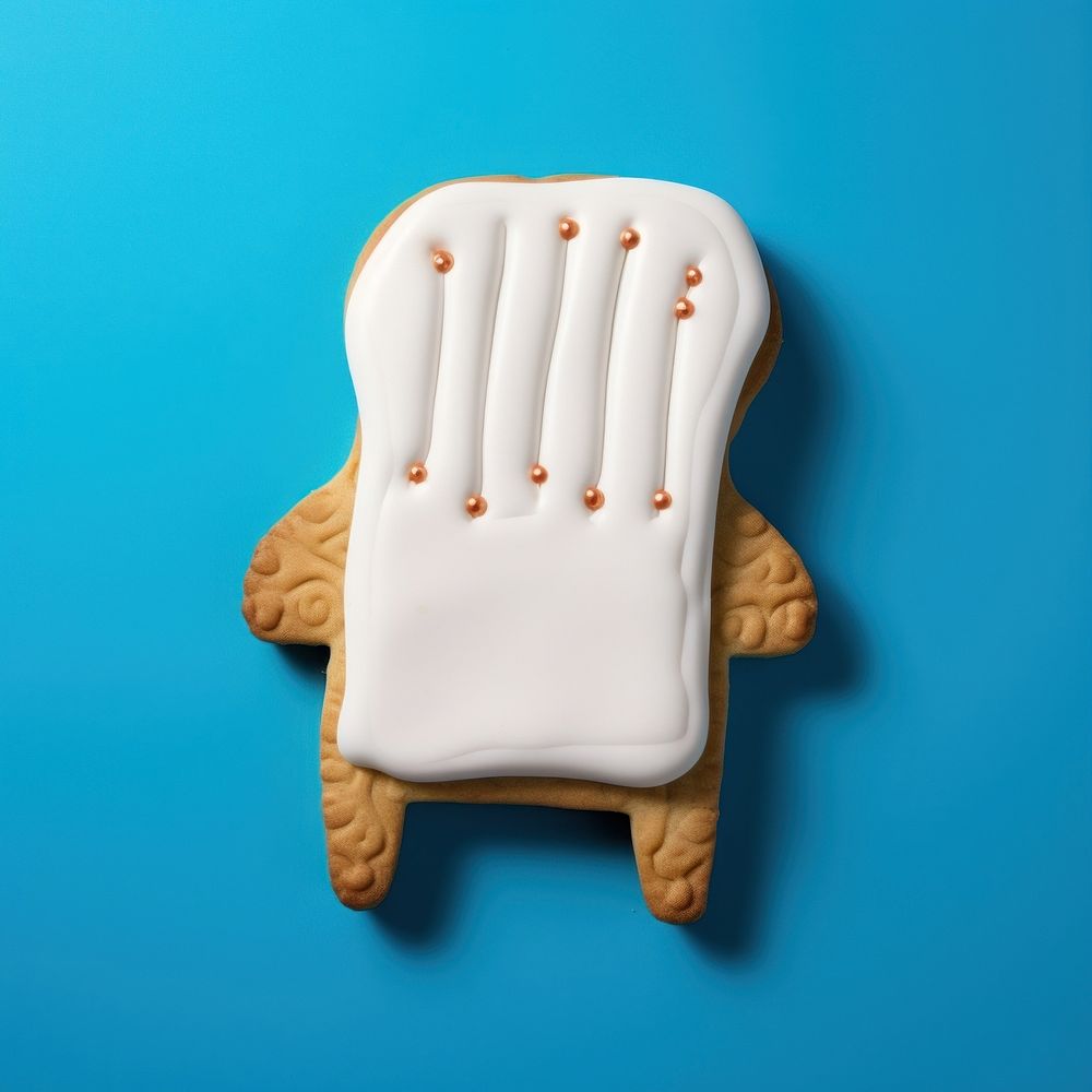 Chair cookie icing dessert. AI generated Image by rawpixel.