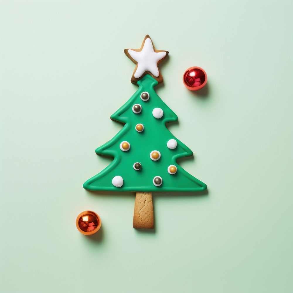 Christmas tree cookie representation anticipation. AI generated Image by rawpixel.