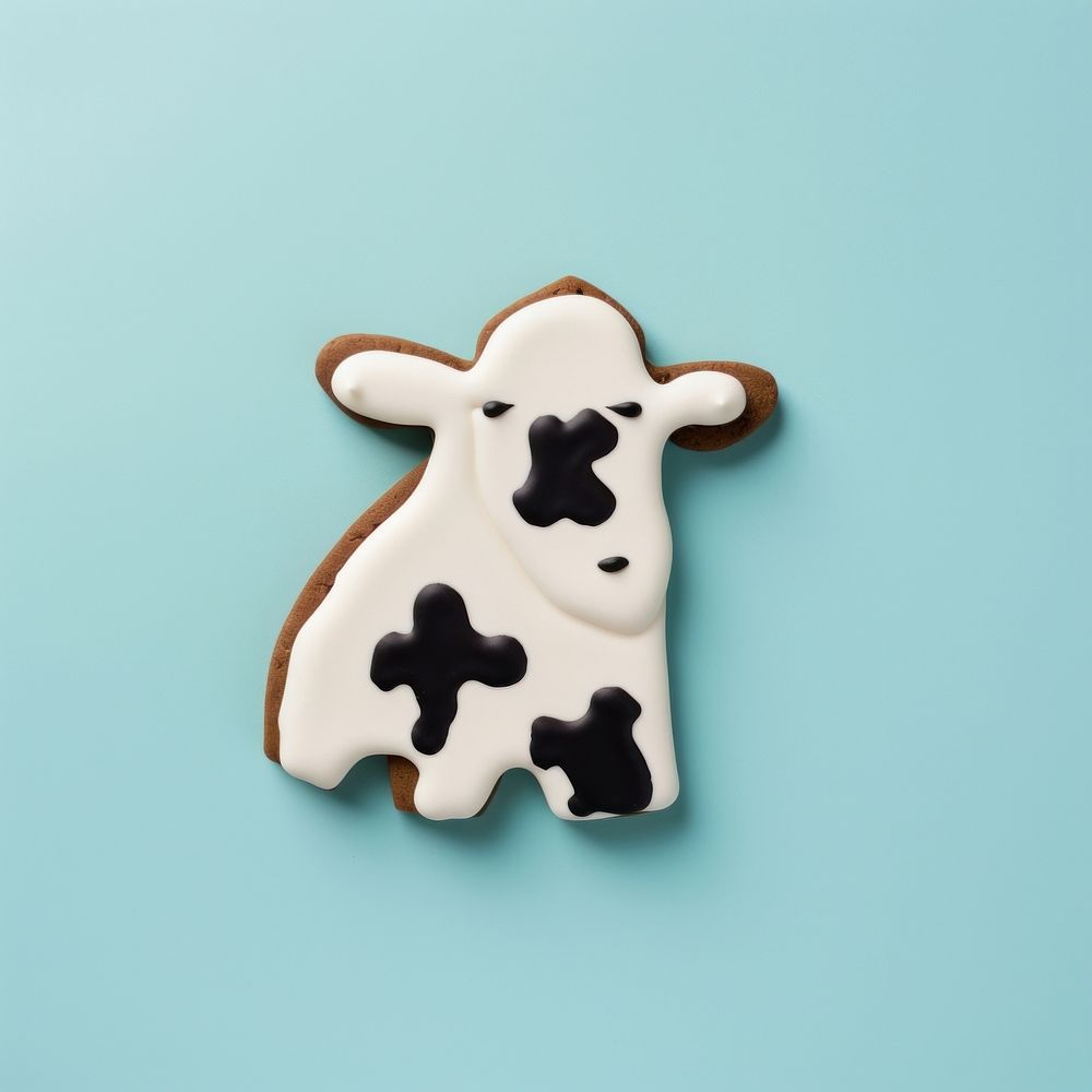 Cow cookie mammal animal. AI generated Image by rawpixel.