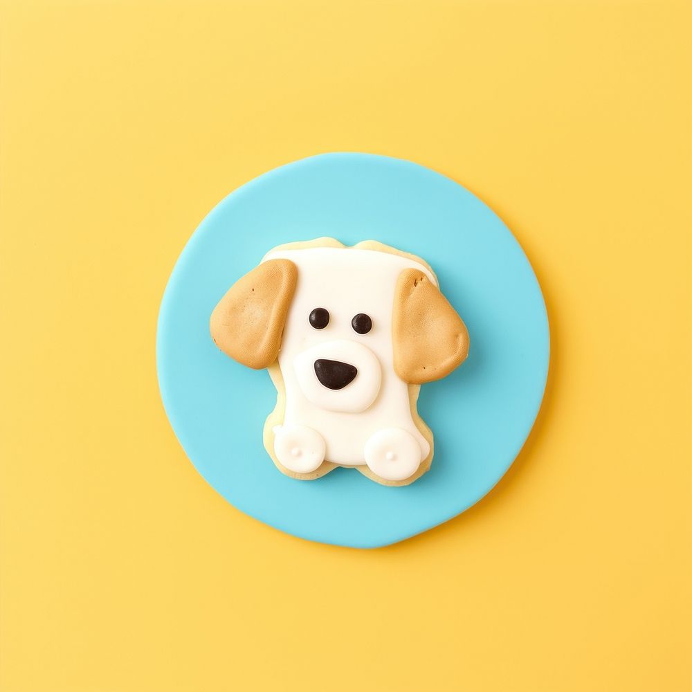 Dog mammal animal cookie. AI generated Image by rawpixel.
