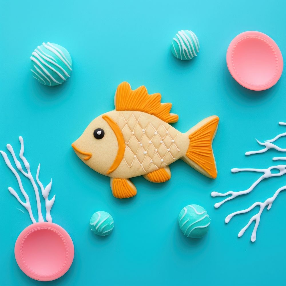 Fish animal food representation. AI generated Image by rawpixel.