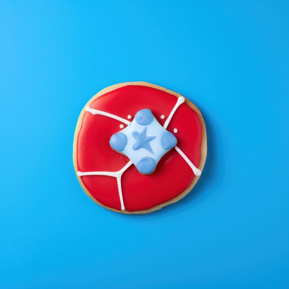 Football icing food confectionery. AI generated Image by rawpixel.