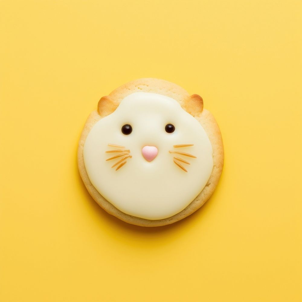 Hamster icing dessert cookie. AI generated Image by rawpixel.