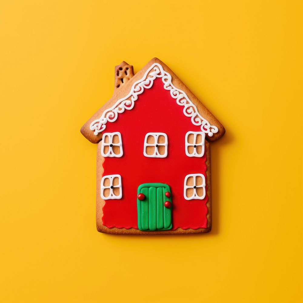 House cookie confectionery architecture. AI generated Image by rawpixel.