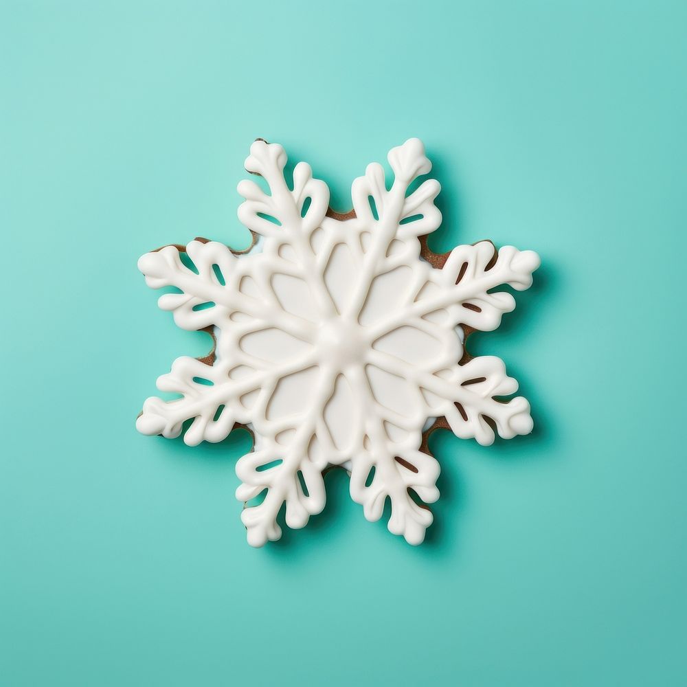 Snow flake icing confectionery celebration. AI generated Image by rawpixel.