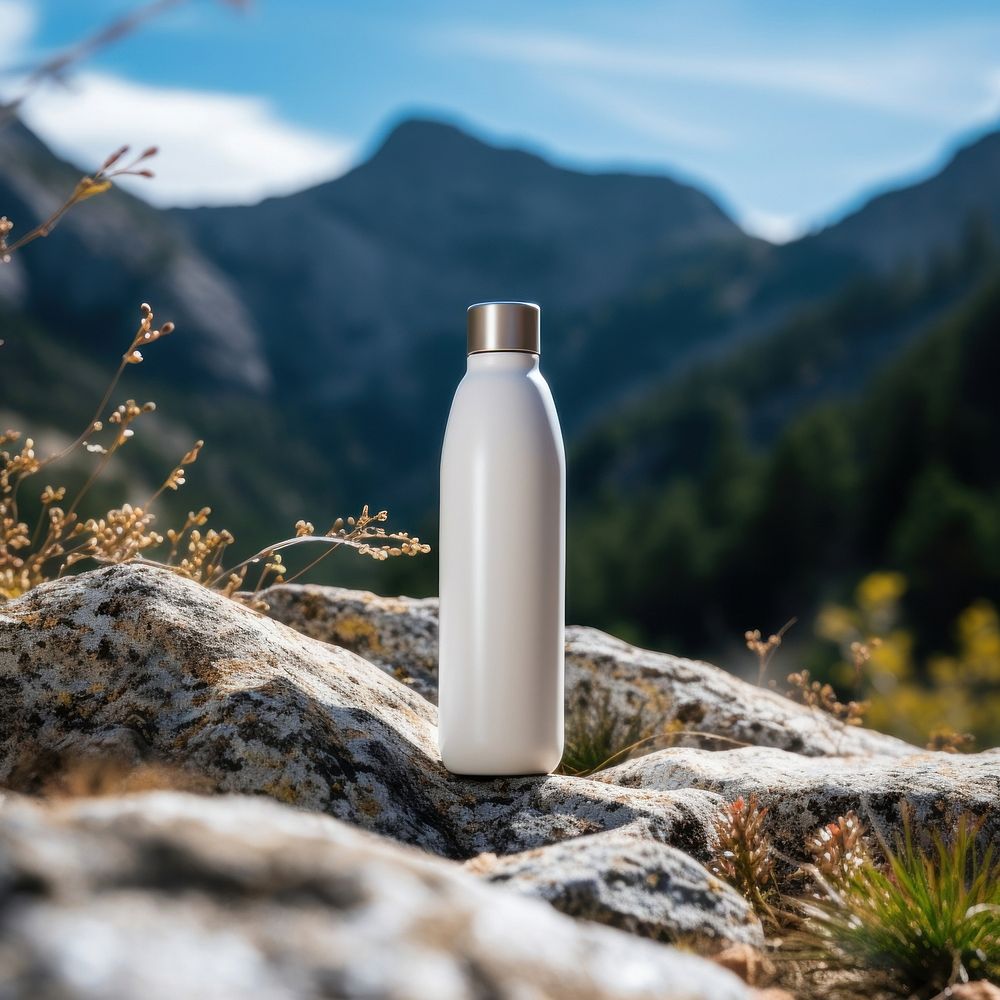 Dropper Bottle bottle landscape mountain.