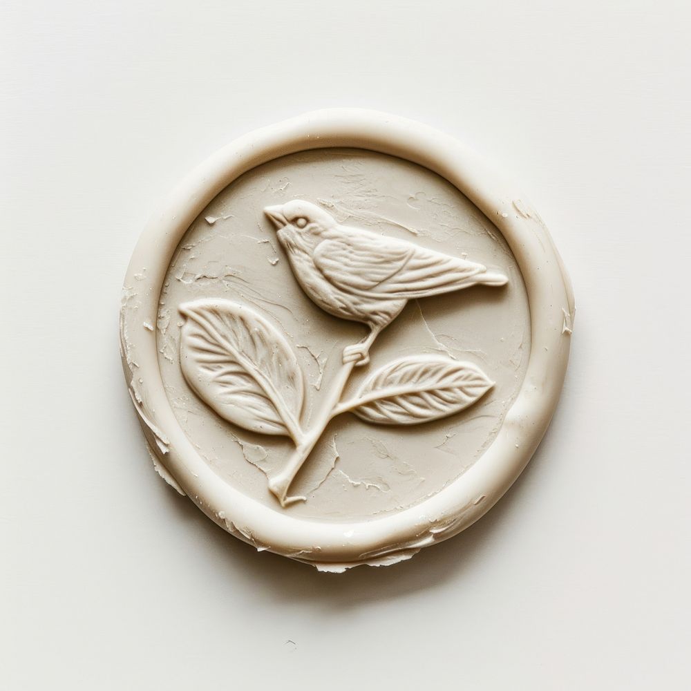 Seal Wax Stamp leaf and bird locket accessories creativity.