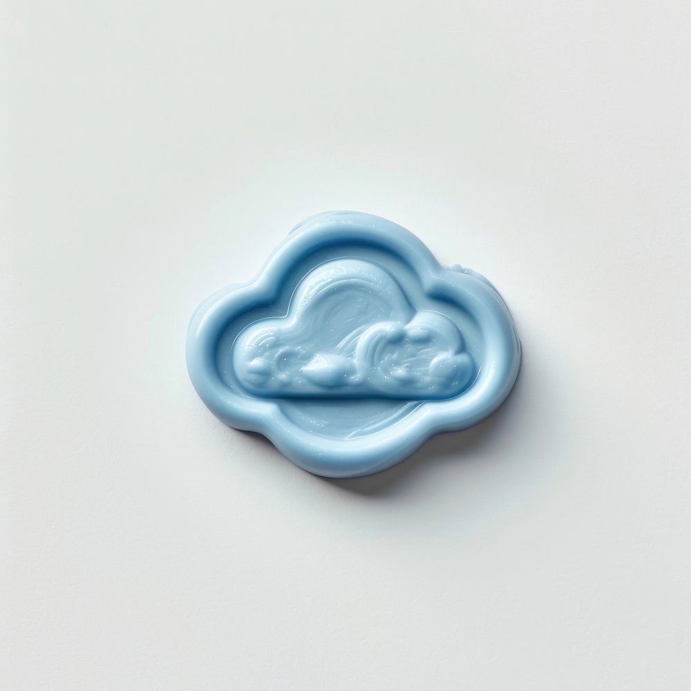 Seal Wax Stamp of cloud blue accessories simplicity.