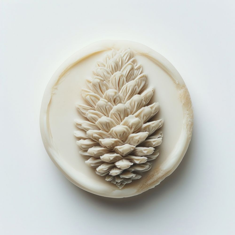 Seal Wax Stamp pinecone accessories porcelain accessory.