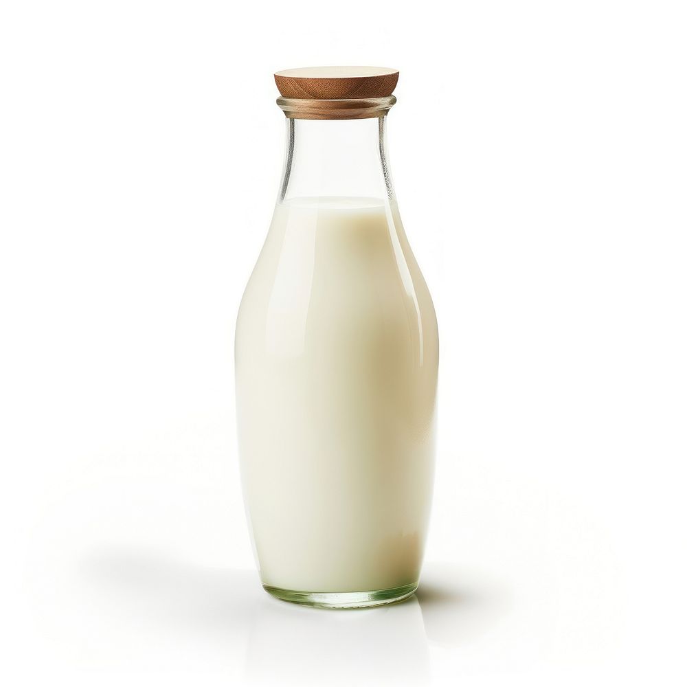 Milk bottle dairy drink. AI generated Image by rawpixel.