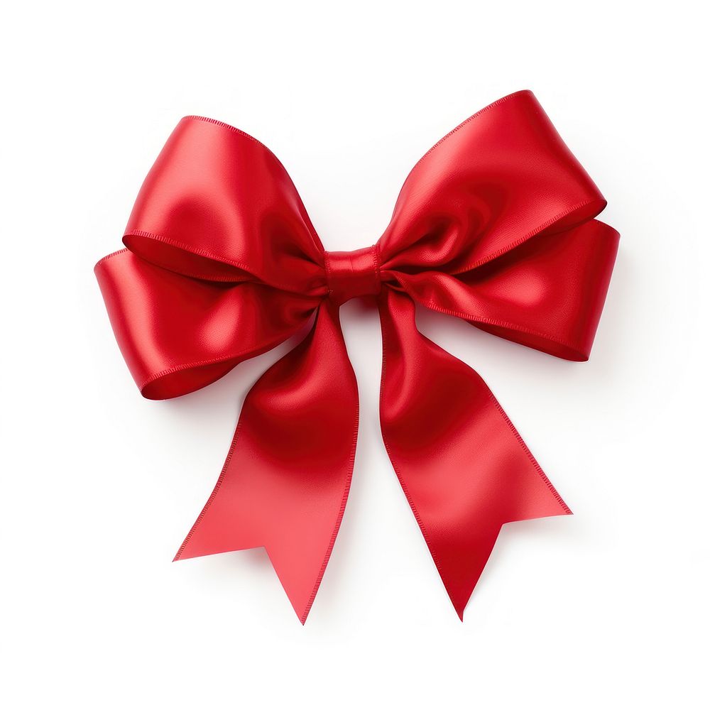 Red bow red white background celebration. AI generated Image by rawpixel.