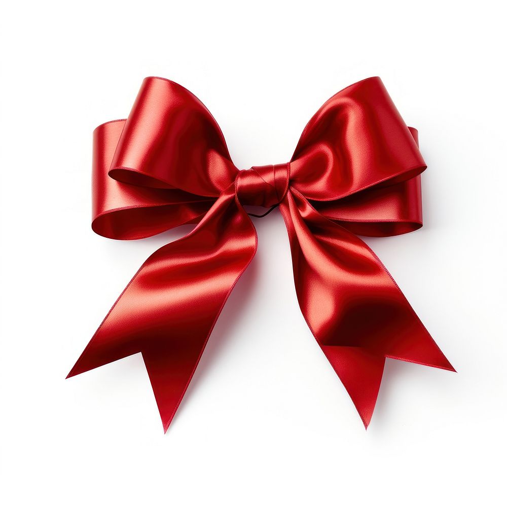 Red bow red white background celebration. AI generated Image by rawpixel.