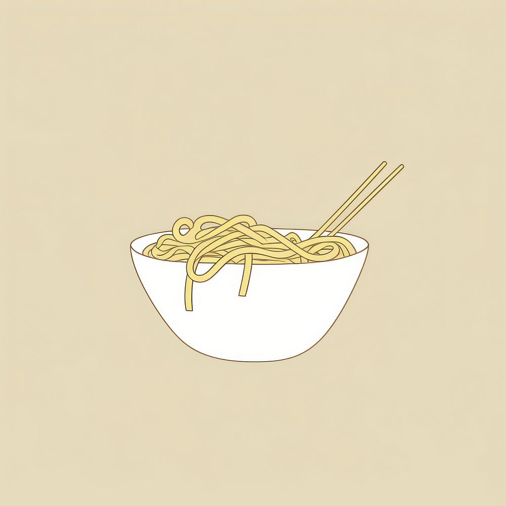Illustration of noodle spaghetti pasta food.