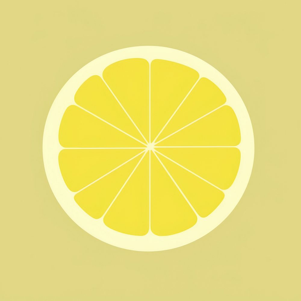 Illustration of a lemon fruit food grapefruit.