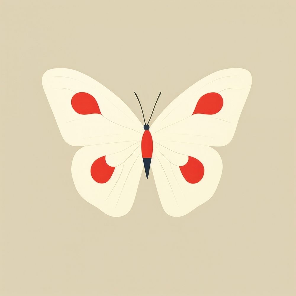 Illustration of butterfly animal insect invertebrate.