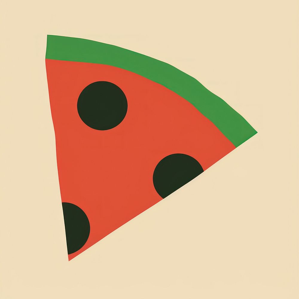 Illustration of pizza food watermelon dynamite.