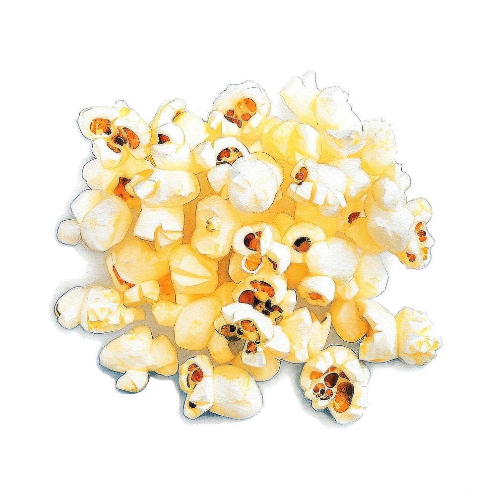 Popcorn food freshness abundance.