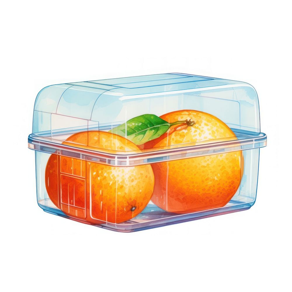 Orange box clementine fruit.